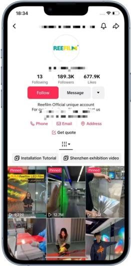 REEFLM TikTok 主页 189.3K 粉丝